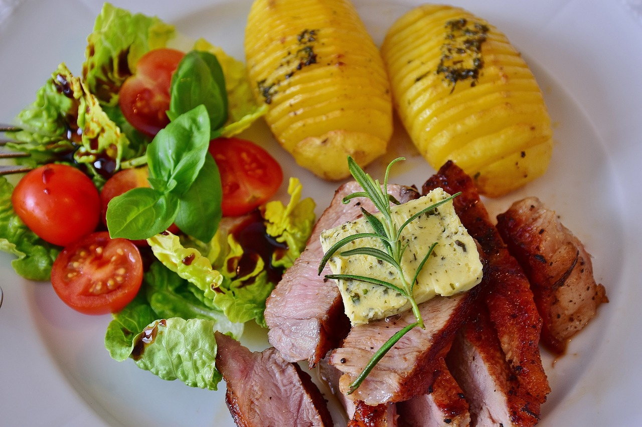 steak, veal steak, grilling